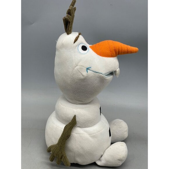 Olaf Frozen plush stuffed animal Disney Parks kids toy soft 11" white orange REA - Picture 12 of 13